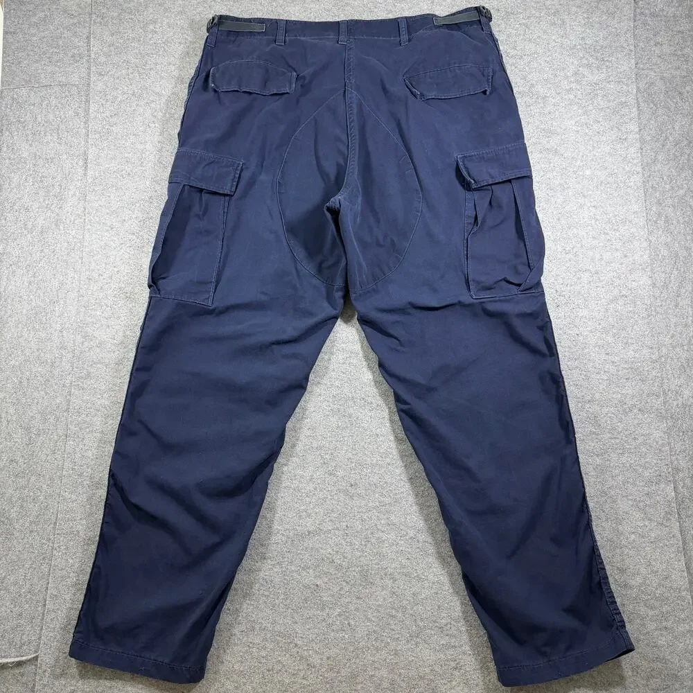 Propper Cargo Pants Mens L Navy Ripstop Tactical Combat Utility Adjustable Waist